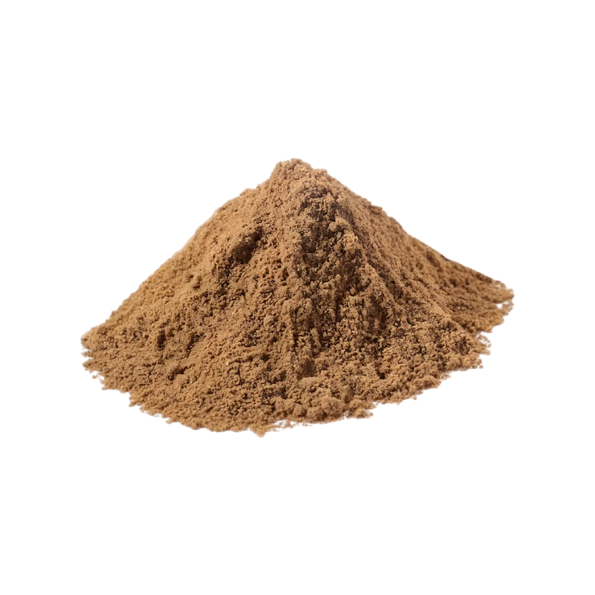 Monticule de Massalé pimenté Bourbon MAISON RAMA en poudre, mélange d'épices aux arômes puissants pour assaisonnement.